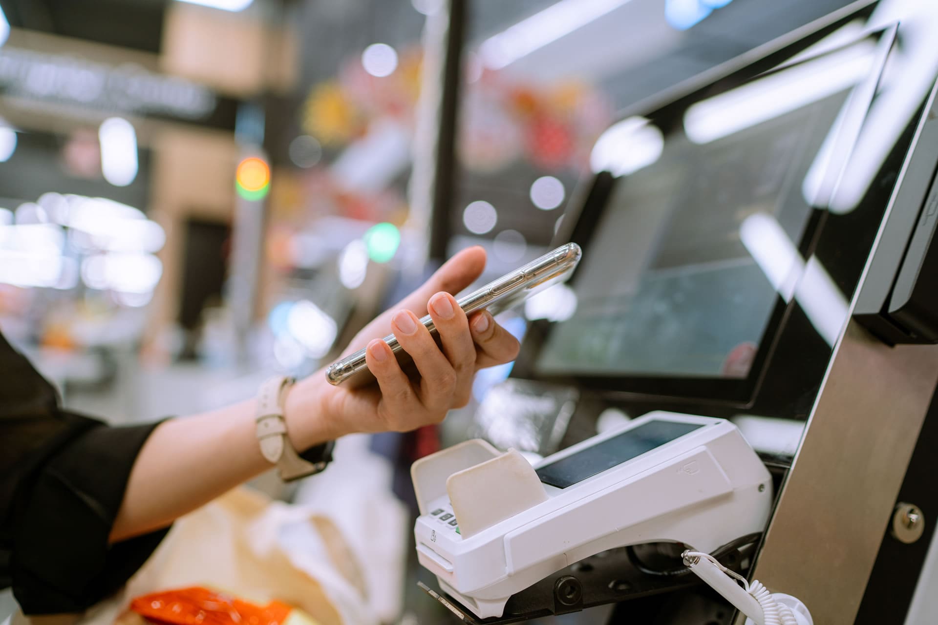 Card payment at retail checkout
